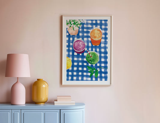 Smoothies Art Print