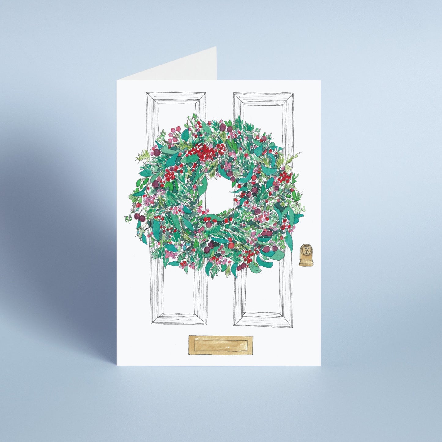 Christmas Wreath Card